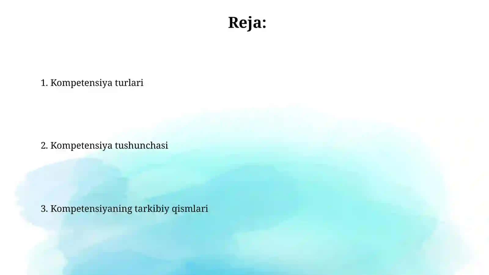 Kompetensiya tushunchasi va turlari 2