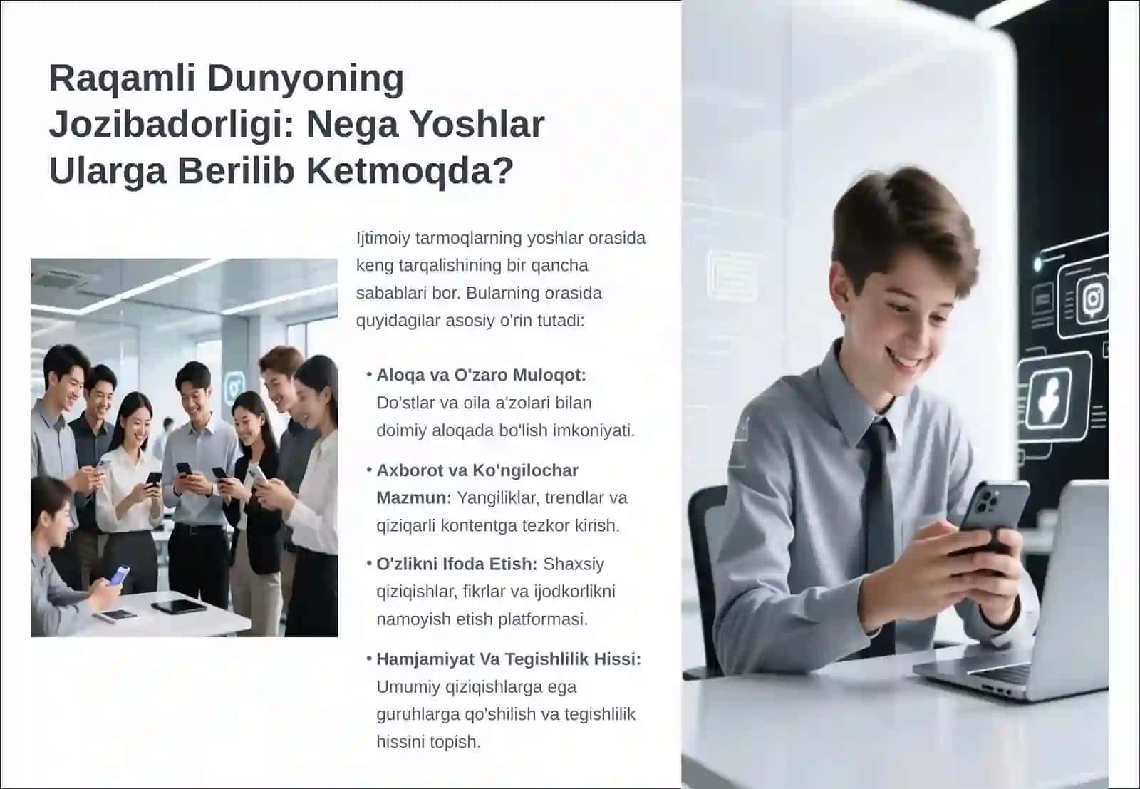 Ijtimoiy Tarmoqlar va Yoshlar: Joziba va Jalb Qilish Mexanizmlari 2