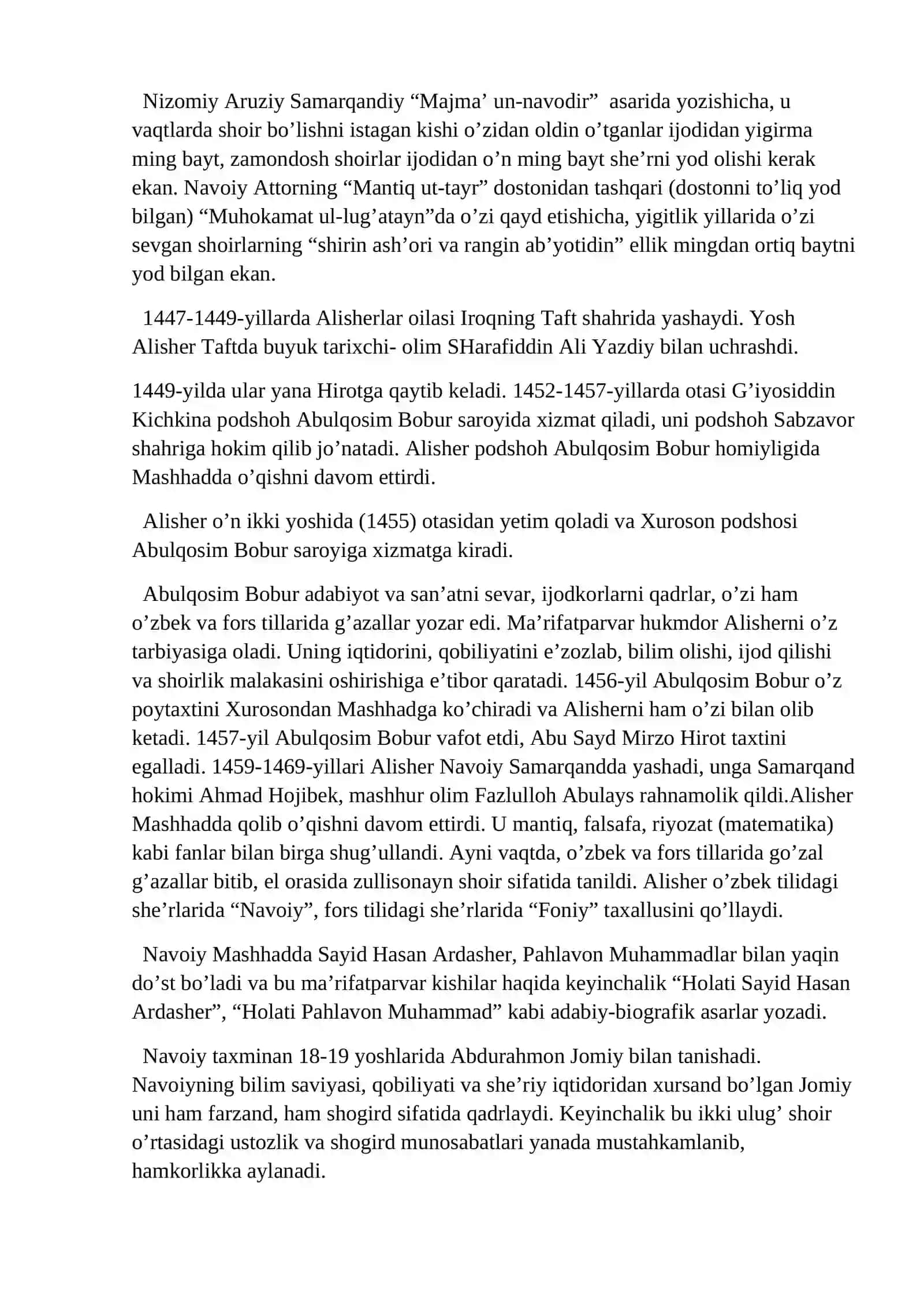 ALISHER NAVOIY - DAVLAT ARBOBI 2