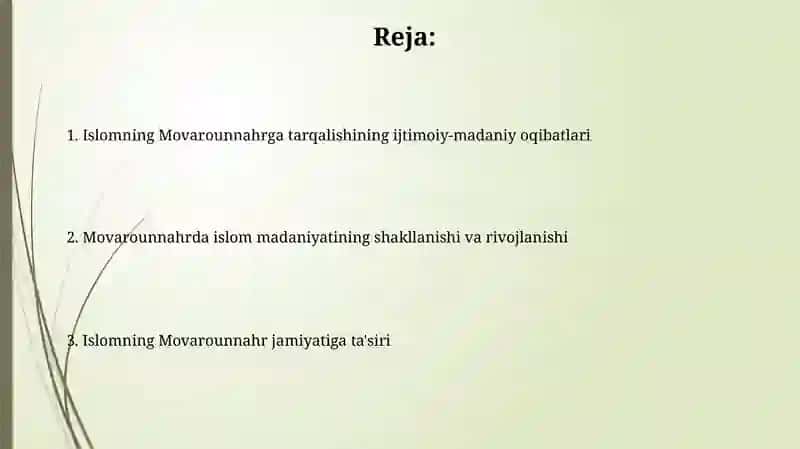 Islom dini tarqalishining ijtimoiy madaniy hayotga ta'siri 2