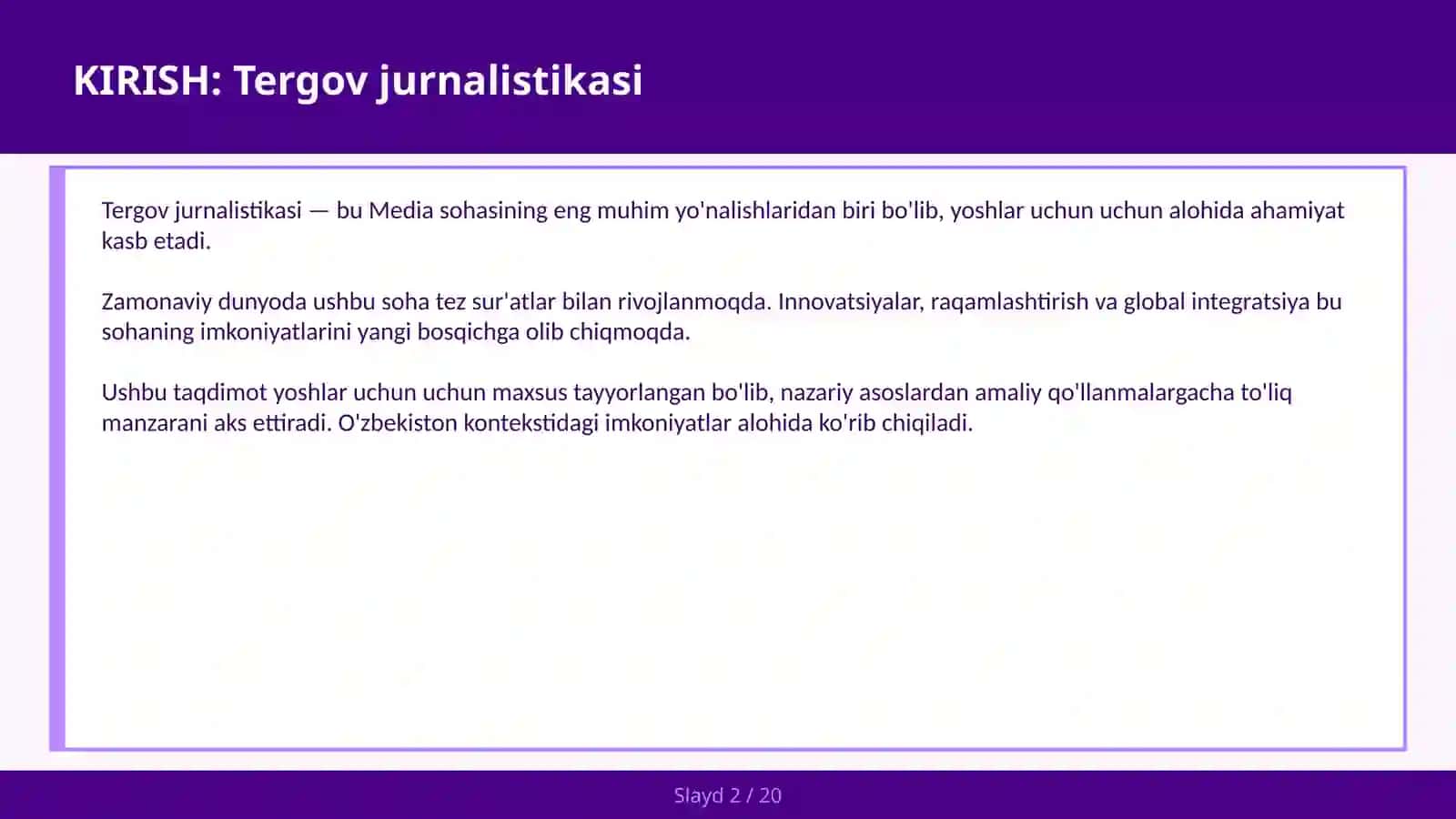 Tergov jurnalistikasi 2