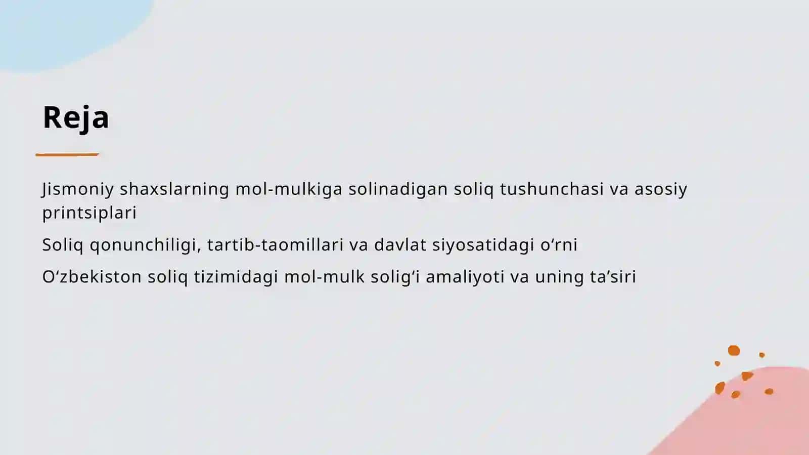Jismoniy shaxslarning mol-mulkiga solinadigan soliq 2