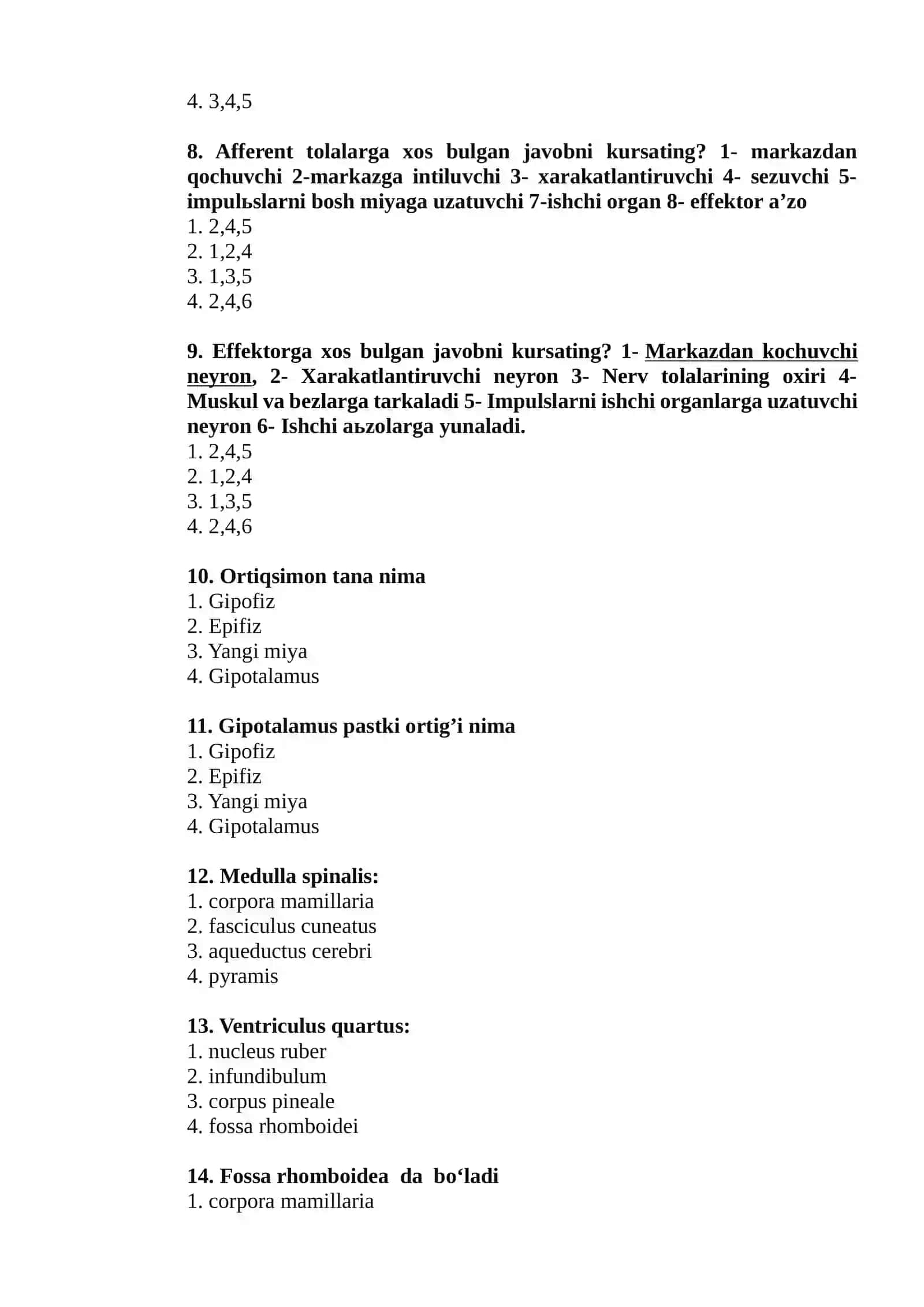 Nerv tizimi anatomiyasi bosh miya xastaliklari 2