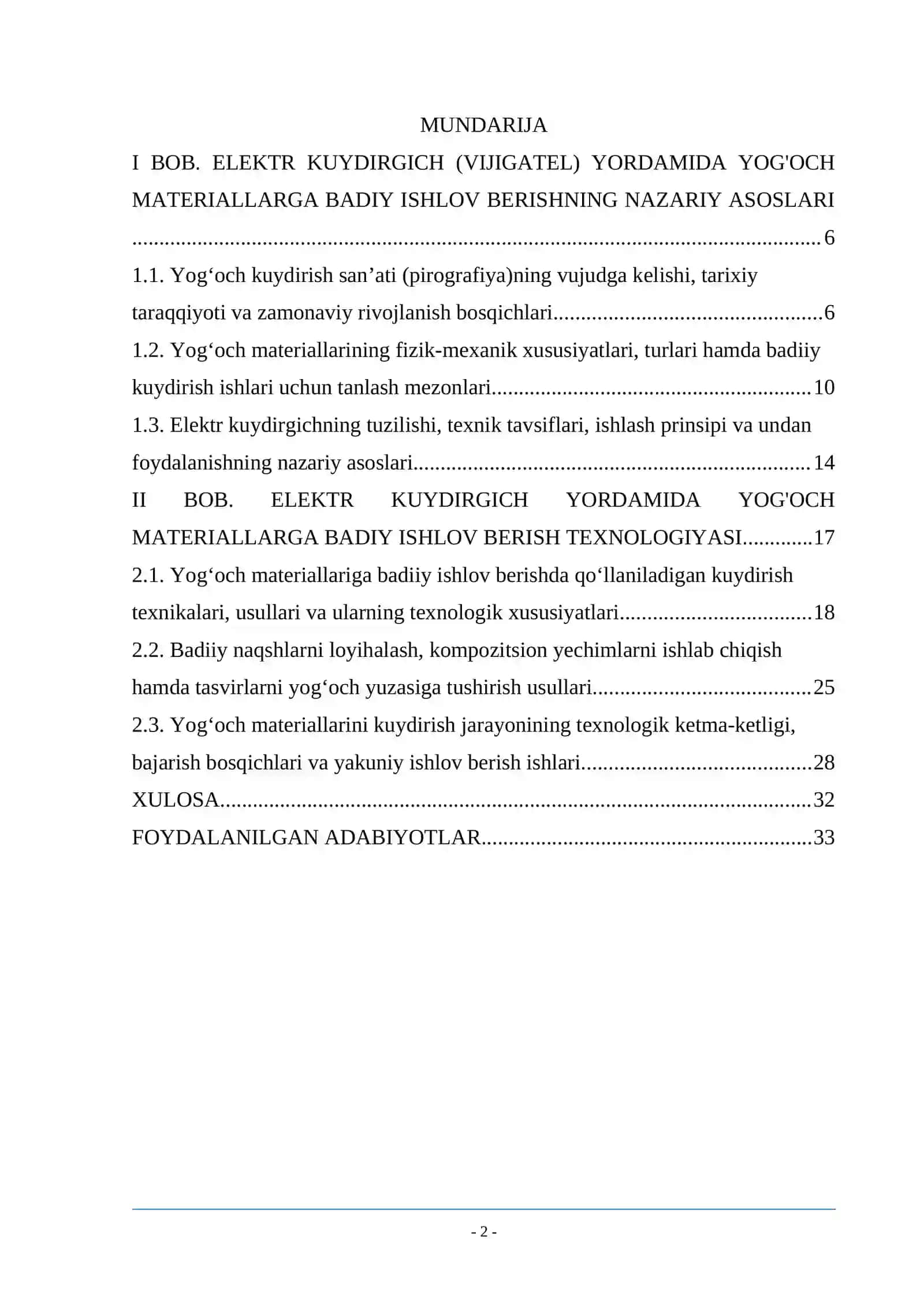 6-SINF O'QUVCHILARIGA "ELEKTR KUYDIRGICH (VIJIGATEL) YORDAMIDA YOG'OCH MATERIALLARGA BADIIY ISHLOV BERISH" MAVZUSIDA MASHG'ULOTNI O'TISH USLUBI 2