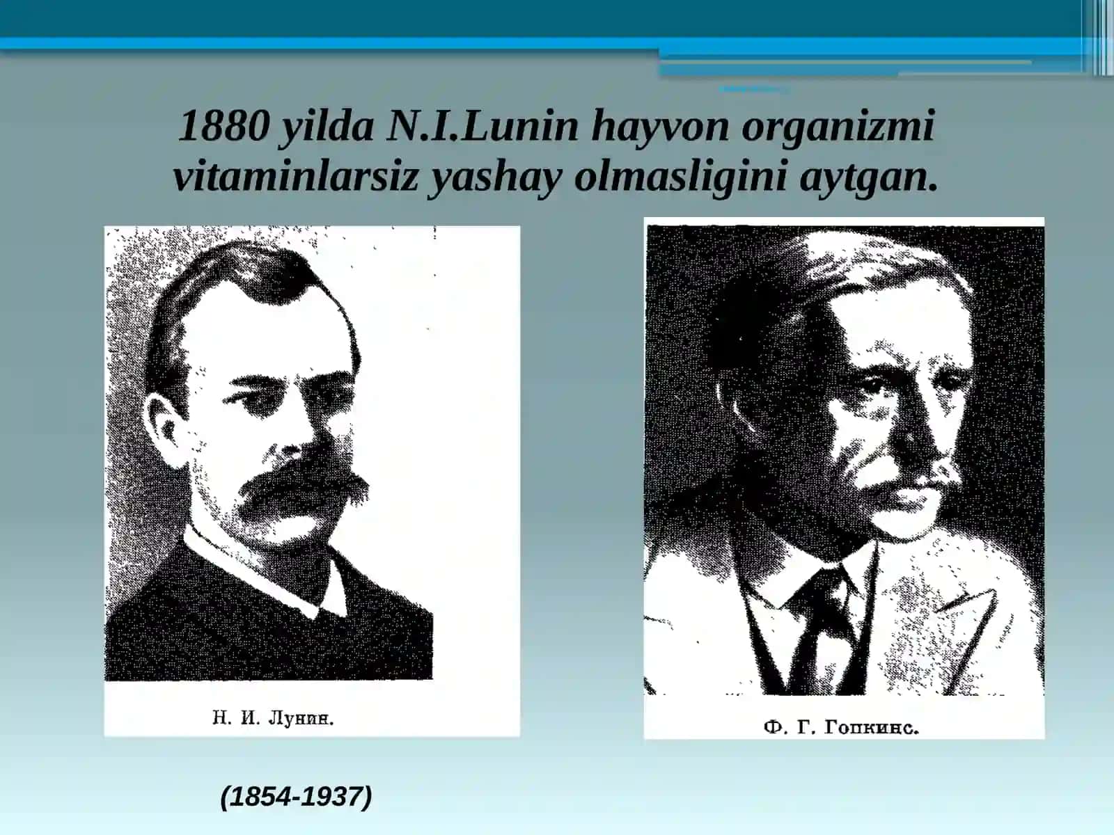 Vitaminlar. “Suvda va yog`da eriydigan vitaminlar” 2