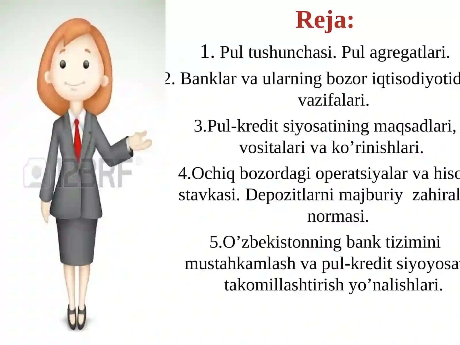 Bank tizimi. Pul-kredit siyosati 2
