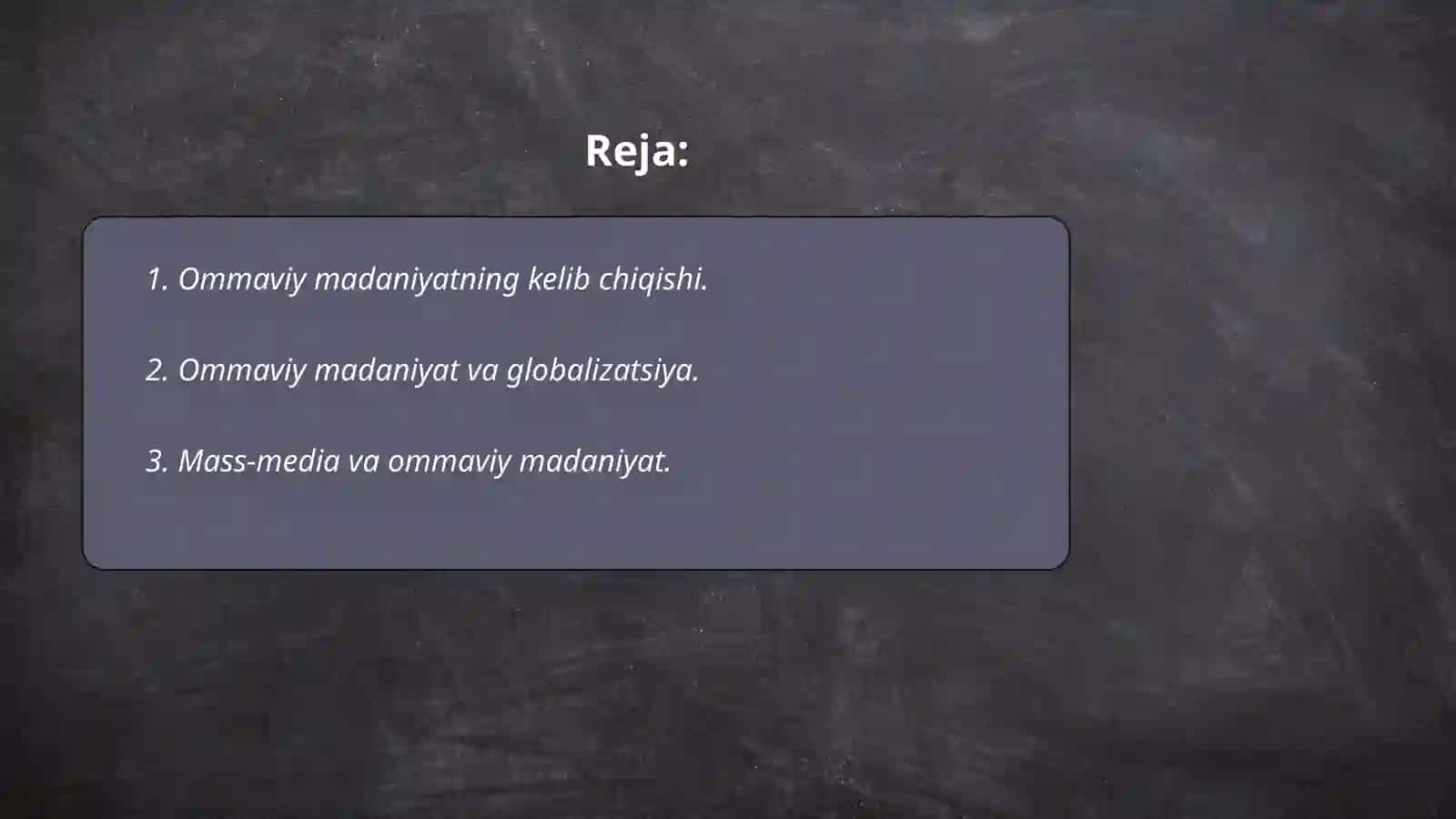 Ommaviy Madaniyatning shakllanish tarixi va uning turlari 2