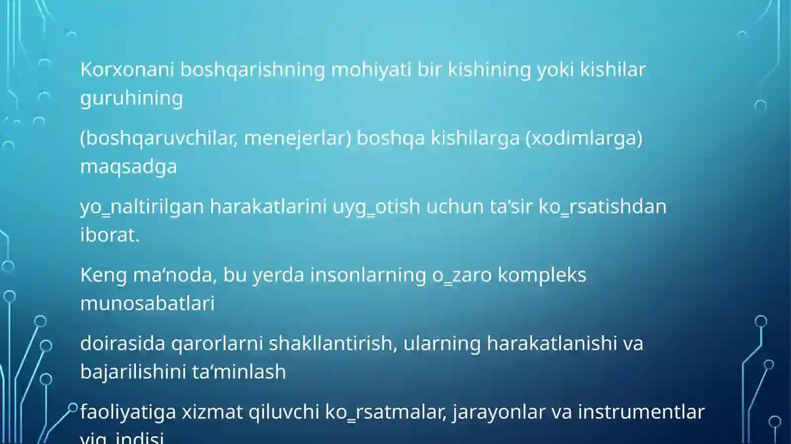 Inson resurslarini rivojlantirishning  strategik jihatlari 2