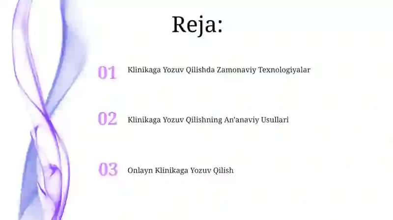 Klinikaga Yozuv Qilishda Zamonaviy Texnologiyalar 2