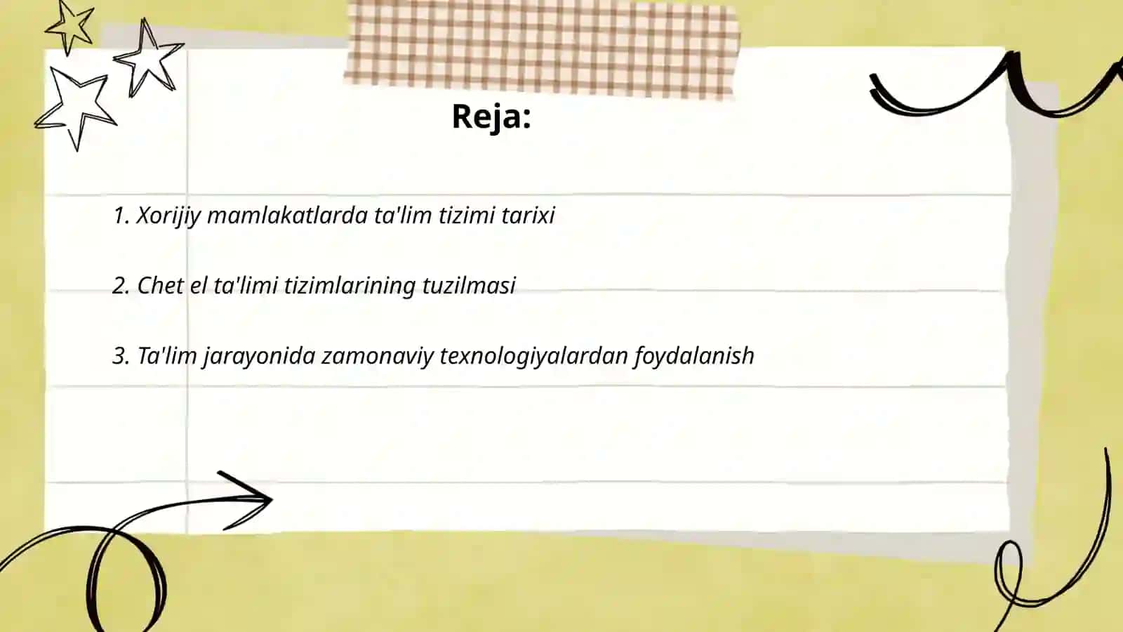 Xorijiy mamlakatlarda ta'lim-tarbiya tizimi,chet el taʼlimi taraqqiyotining asosiy yoʻnalishlari 2