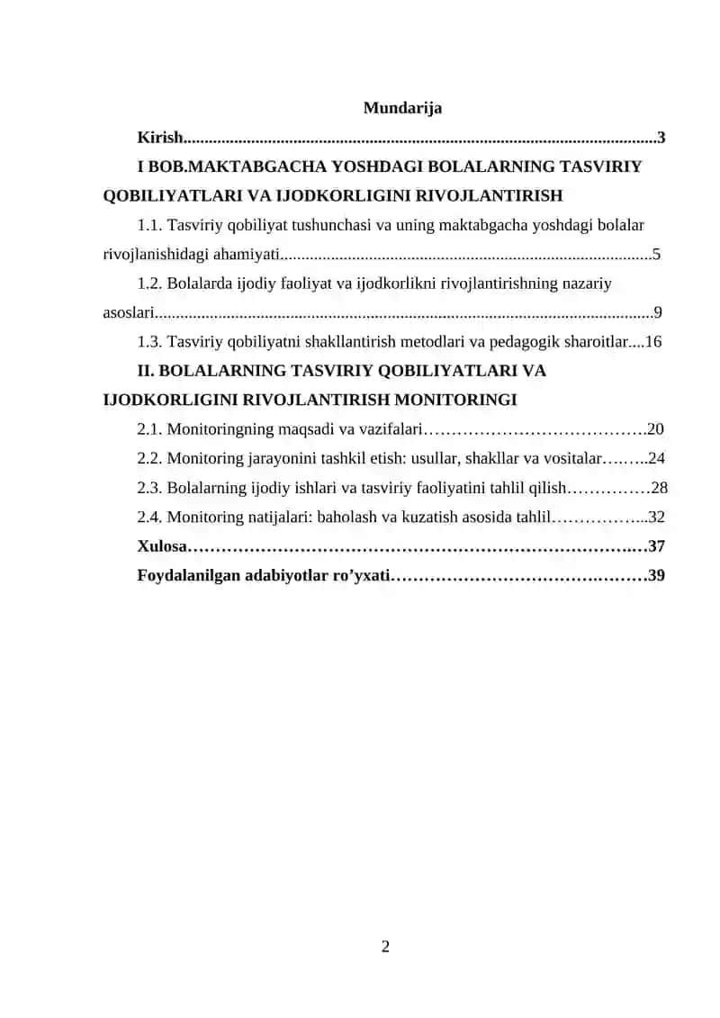 Maktabgacha yoshdagi bolalarni tasviriy qobiliyatlarini, ijodkorligini rivojlantirish monitoringini olib borish12.docx 2