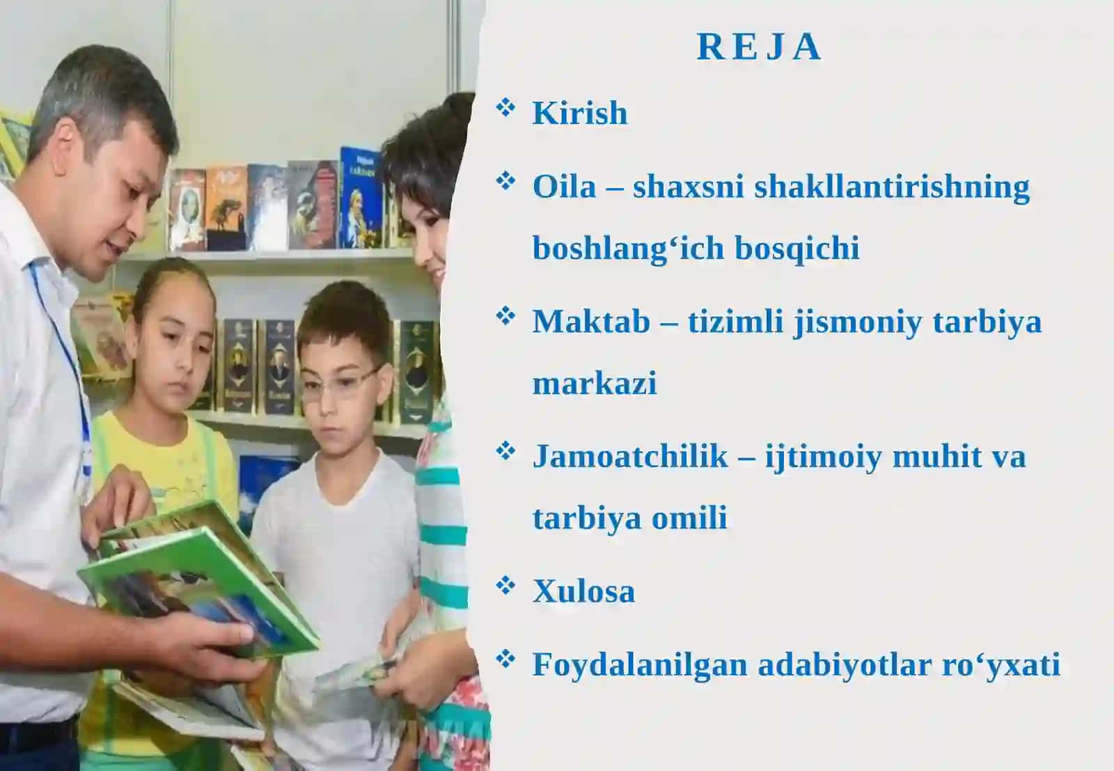 Oila,maktab va jamoatchilikning uzviyligi 2