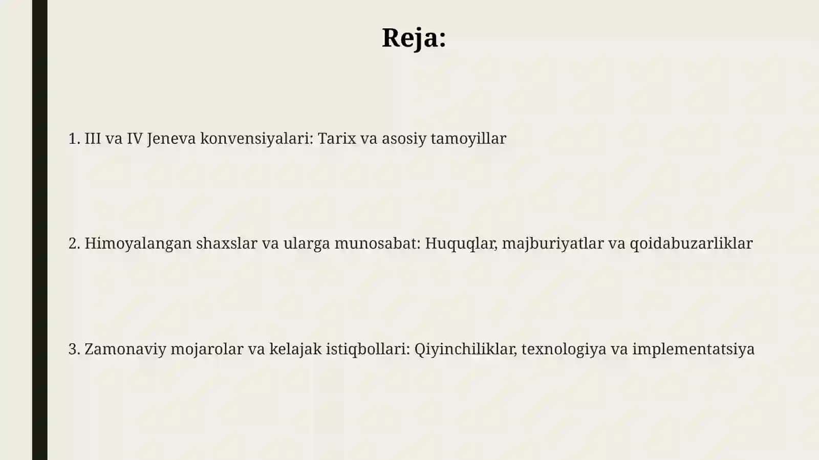 III va IV Jeneva konvensiyasi 2
