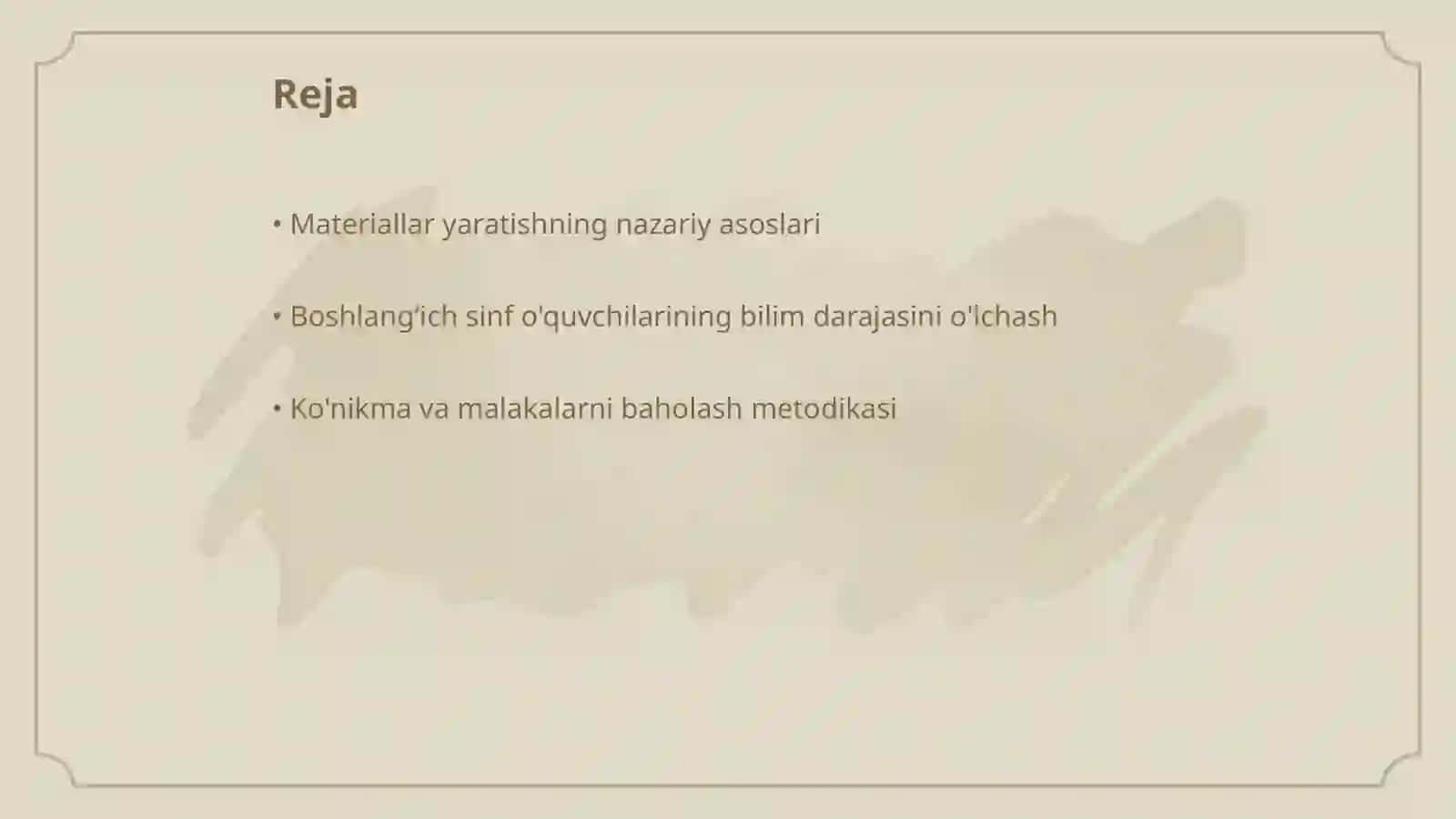 Boshlang'ich sinf o'quvchilarining bilim, ko'nikma va malakalarini tekshirish uchun materiallar tayyorlash 2