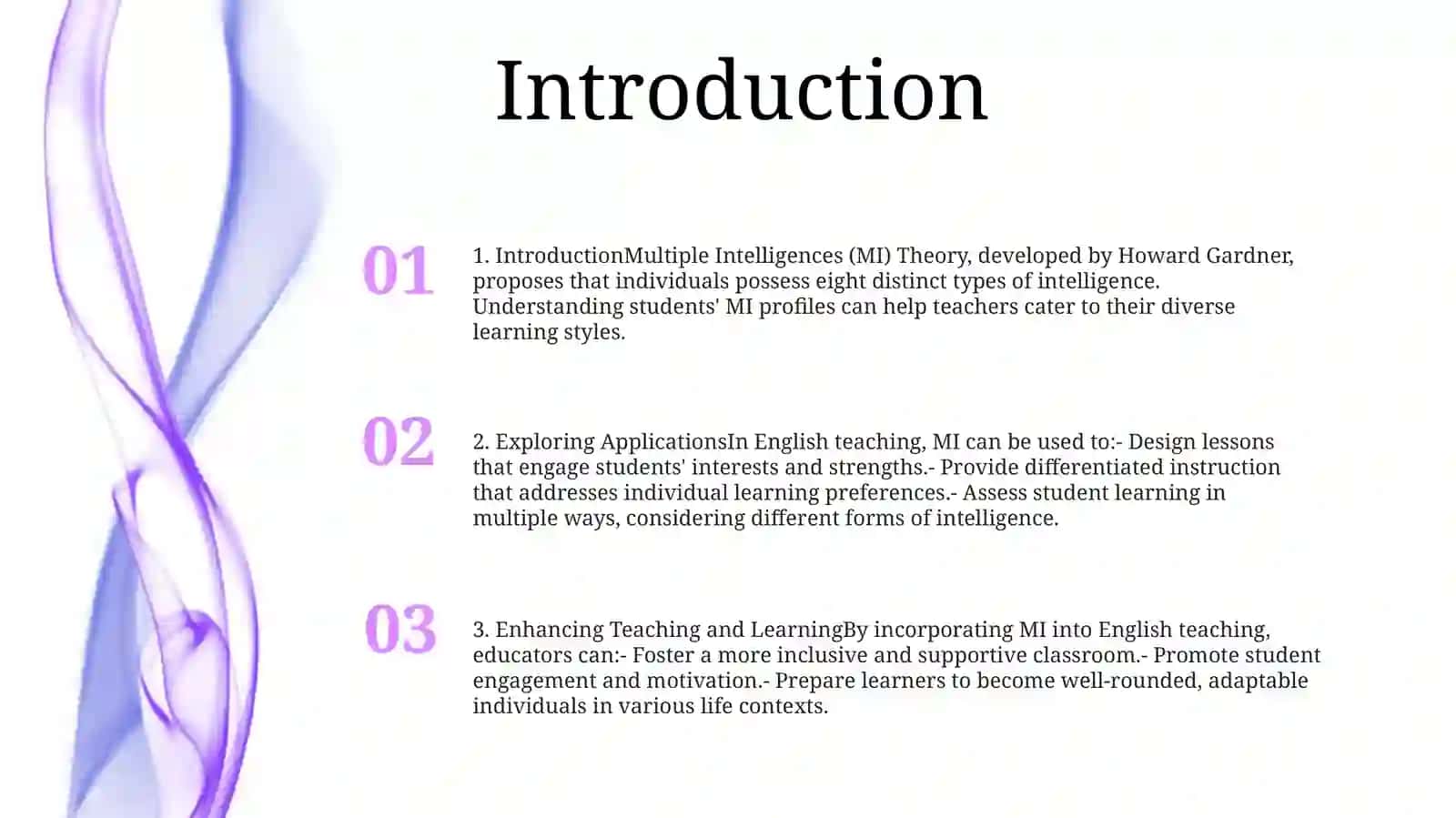 Multiple Intelligences in Teaching English 2
