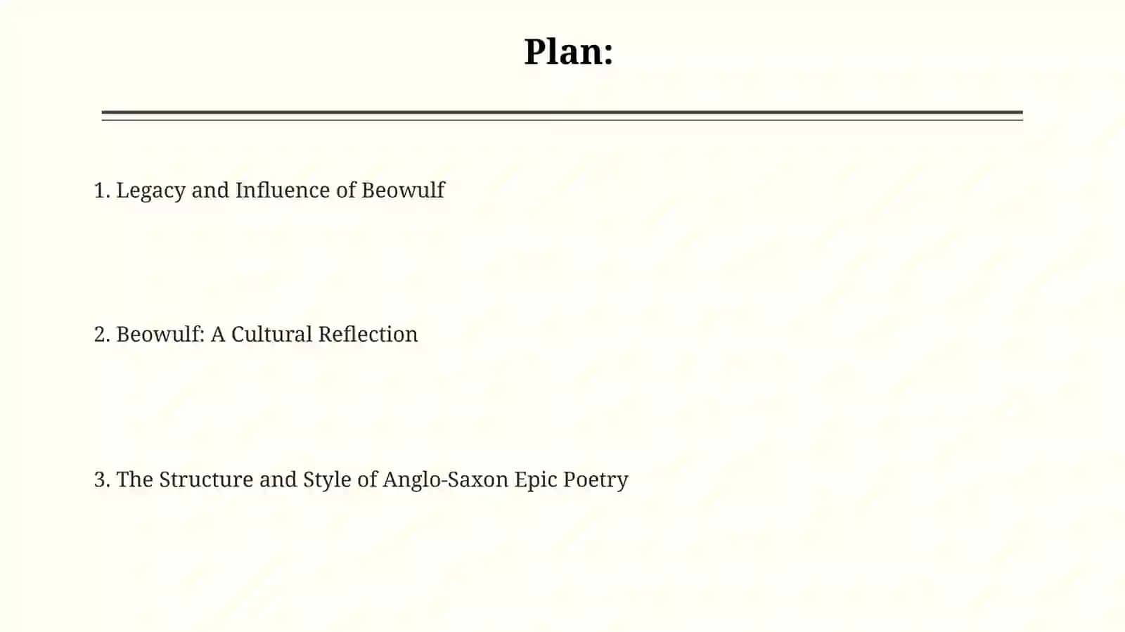 Beowulf and Anglo-Saxon epic Poetry 2