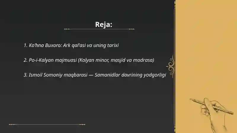 Koʻhna Buxoro: Ark qalʼasi va uning tarixi 2