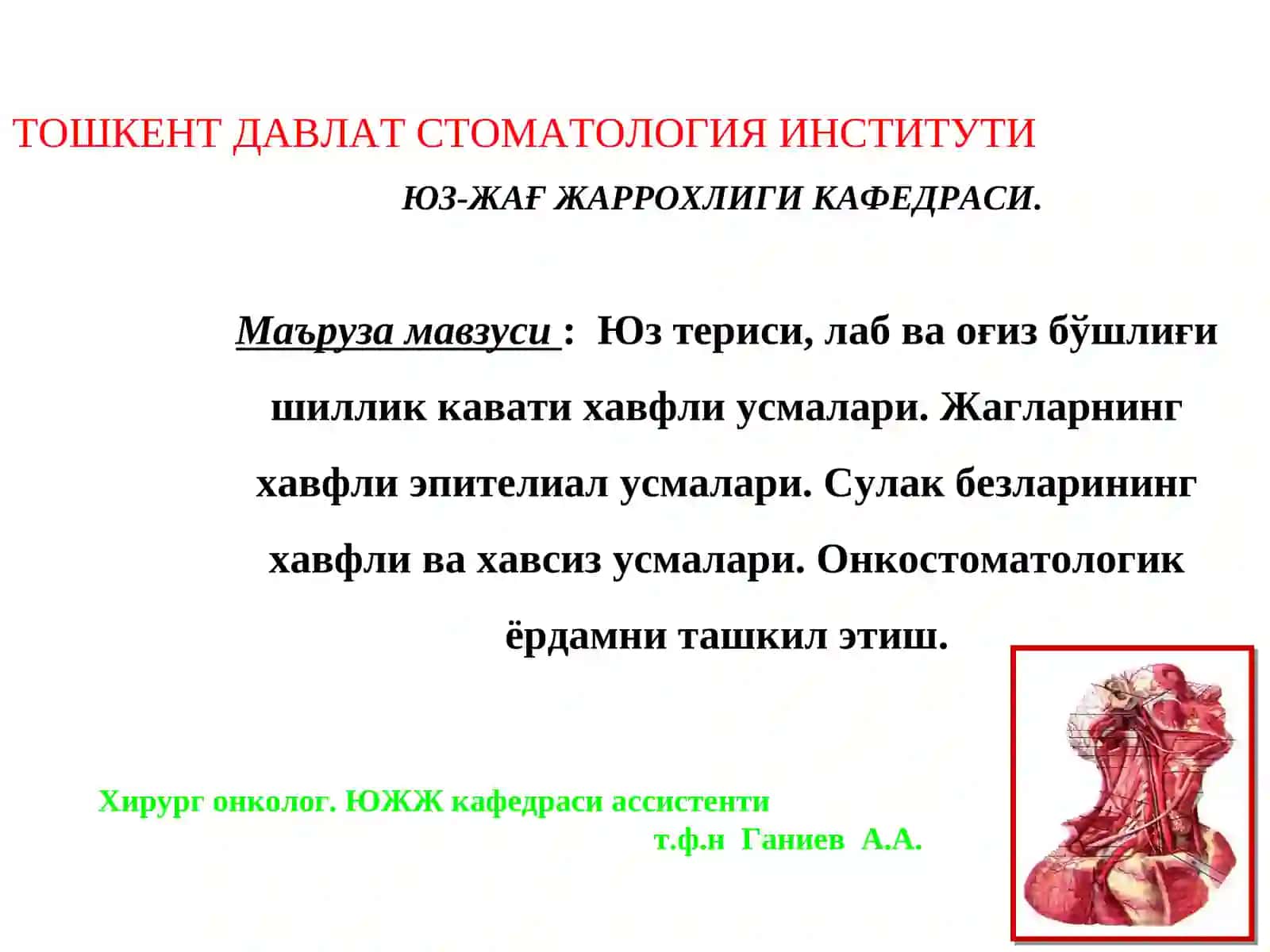 Злокачественные эпителиальные опухоли челюстей 2