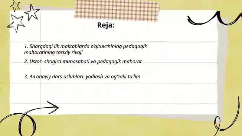 Sharqdagi ilk maktablarda o‘qituvchining pedagogik mahorati 2