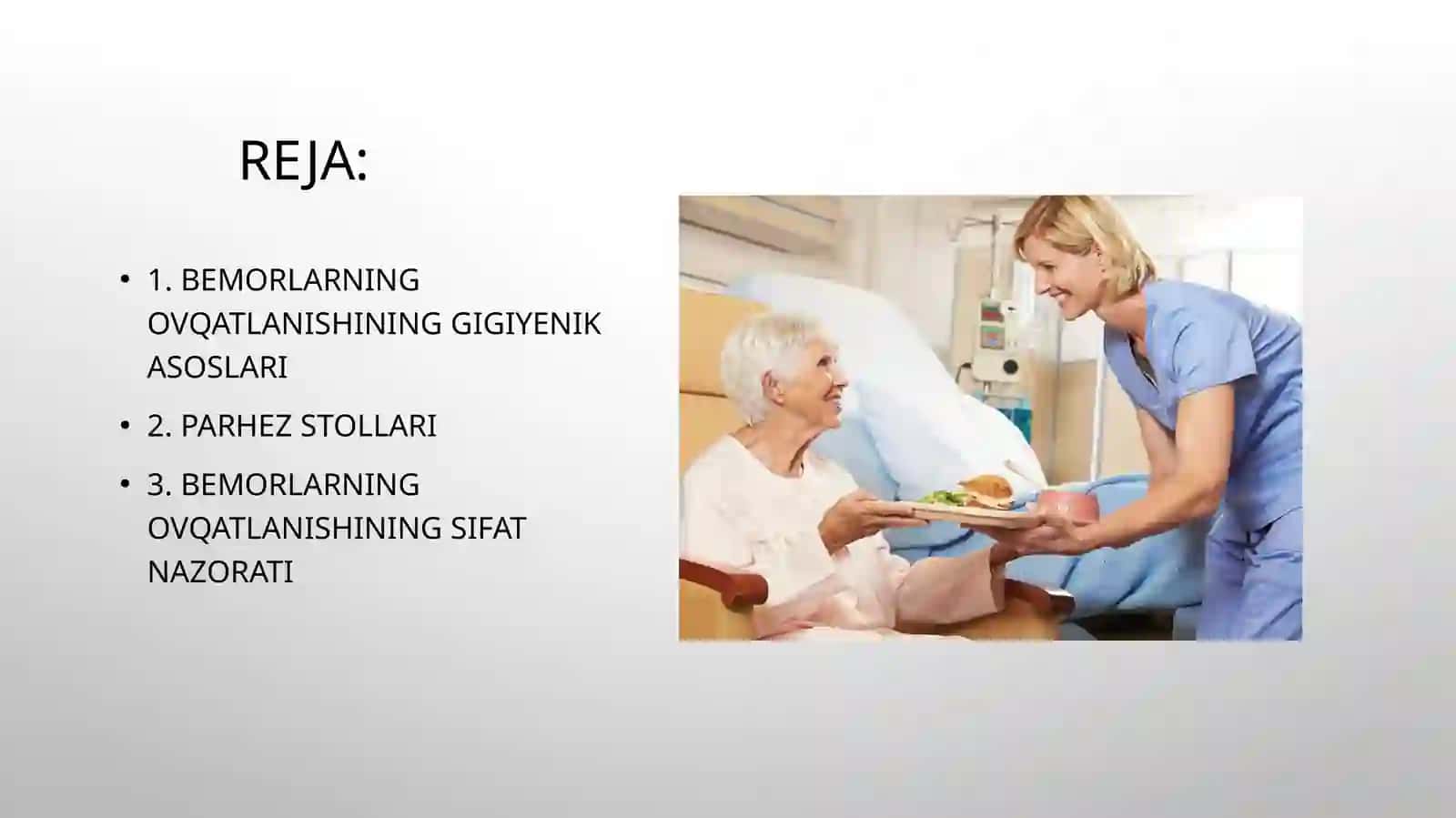 Bemorlarning ovqatlanishini tashkil qilinishi va uning gigiyenik me’yorlari 2
