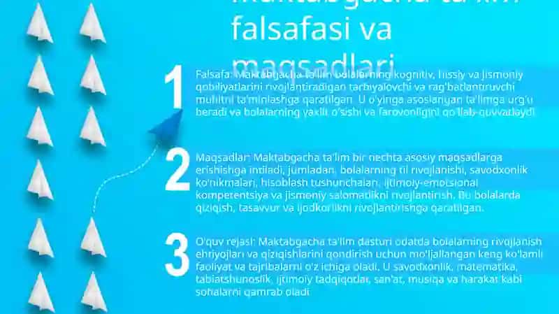 Maktabgacha Ta‘Limda O‘Quv Jarayonini Tashkil Etish 2