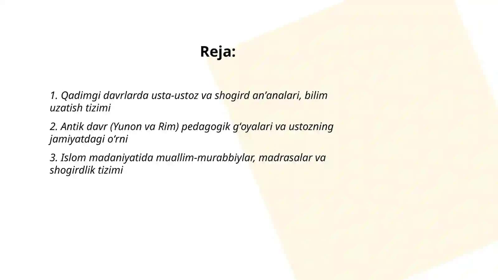 Pedagogik fikrlar 2