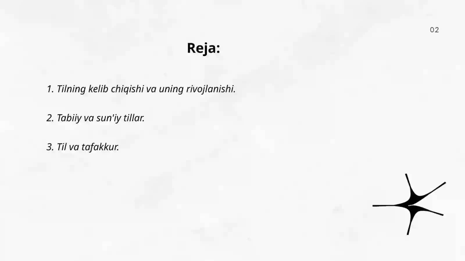 Tilshunoslik nazariyasi fanida o‘rganilgan asosiy masalalar 2