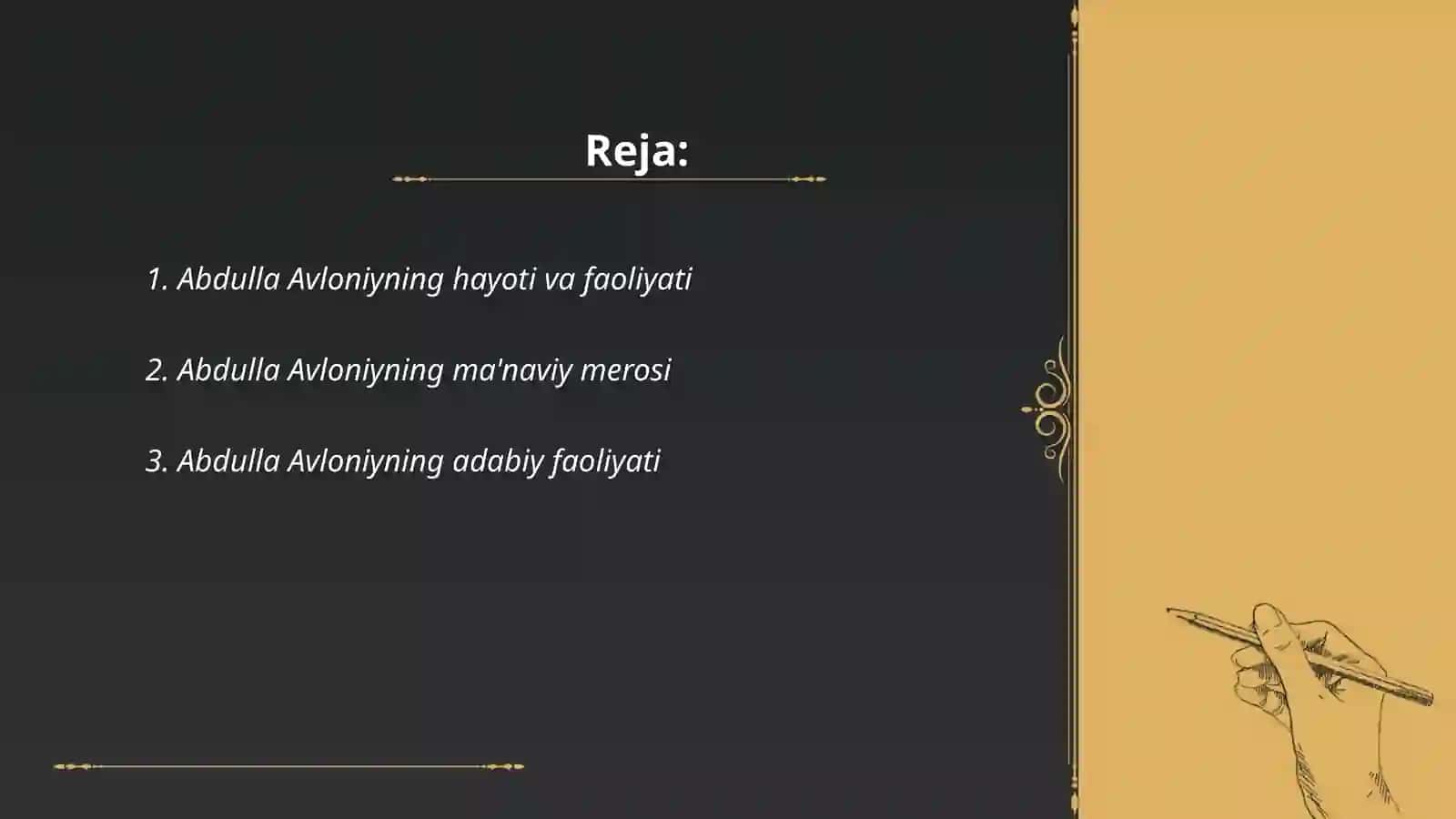 Abdulla Avloniyning hayoti va faoliyati 2