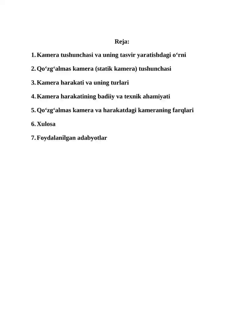 Kamera seminari 2