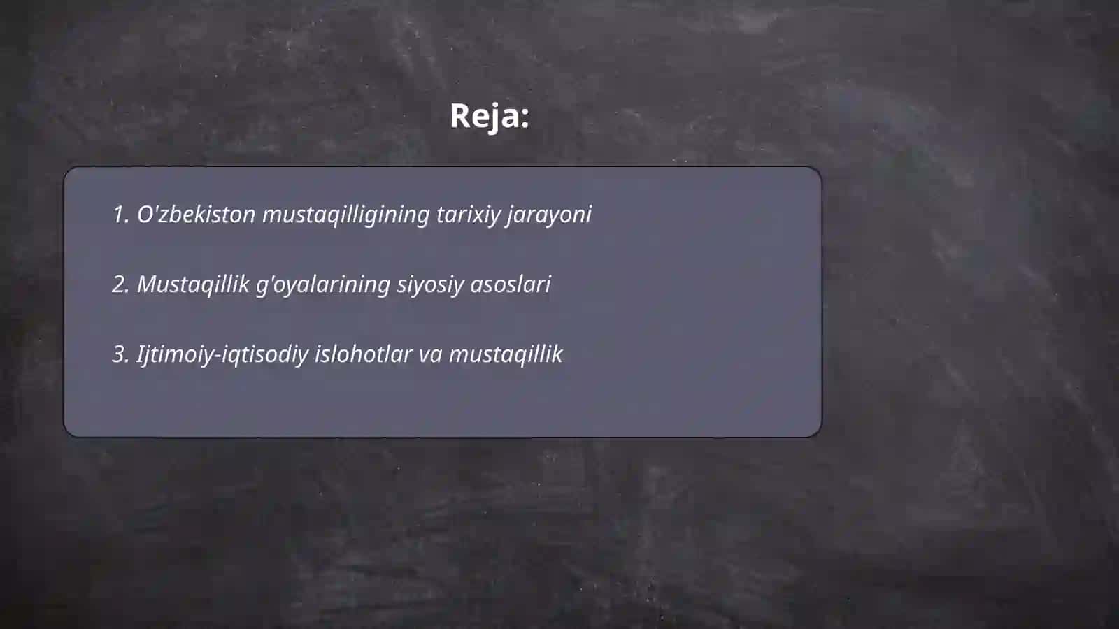 O'zbekistonda Mustaqillik G'oyalarining Tarixiy Asoslsri- Siyosiy, Ijtimoiy-Iqtisodiy va Madaniy Hayot 2