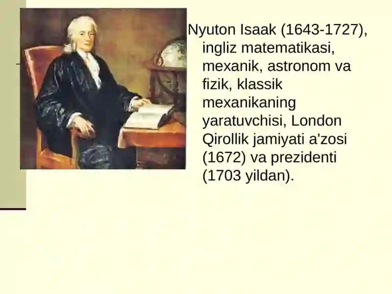 Butun olam tortishish qonuni prezentatsiya 2