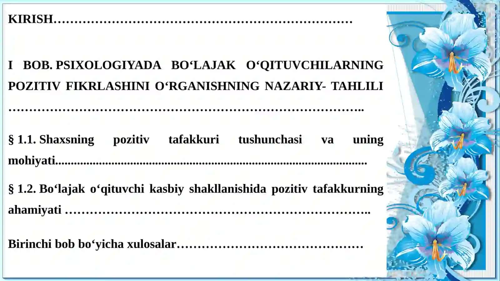 BO‘LAJAK O‘QITUVCHILARDA POZITIV TAFAKKURNI RIVOJLANTIRISHNING PSIXOLOGIK XUSUSIYATLARI 2