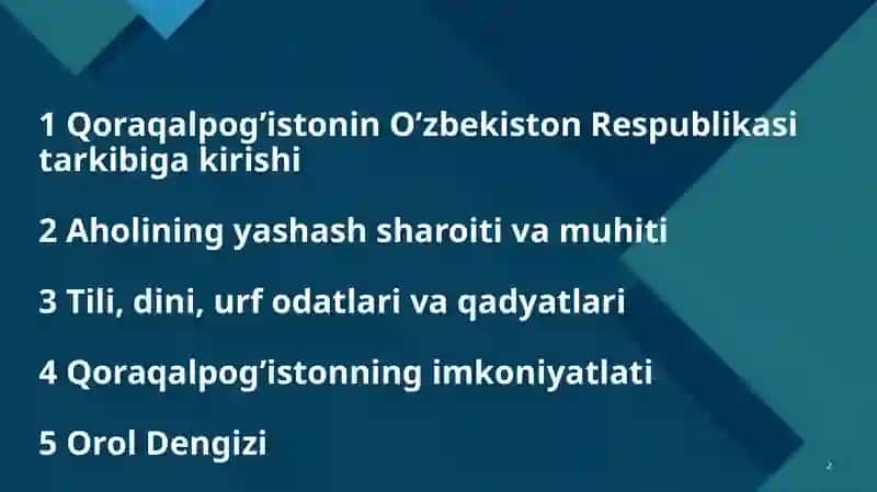 Mustaqillik yillarida Qoraqalpog’iston Respublikasi 2