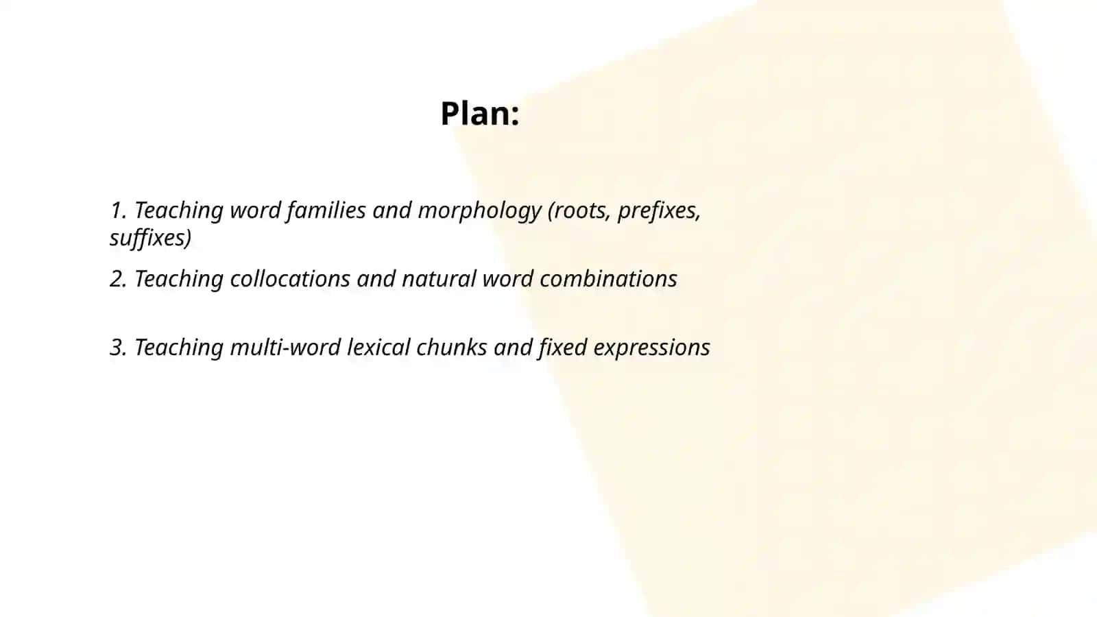 Teaching Lexical Skills 2