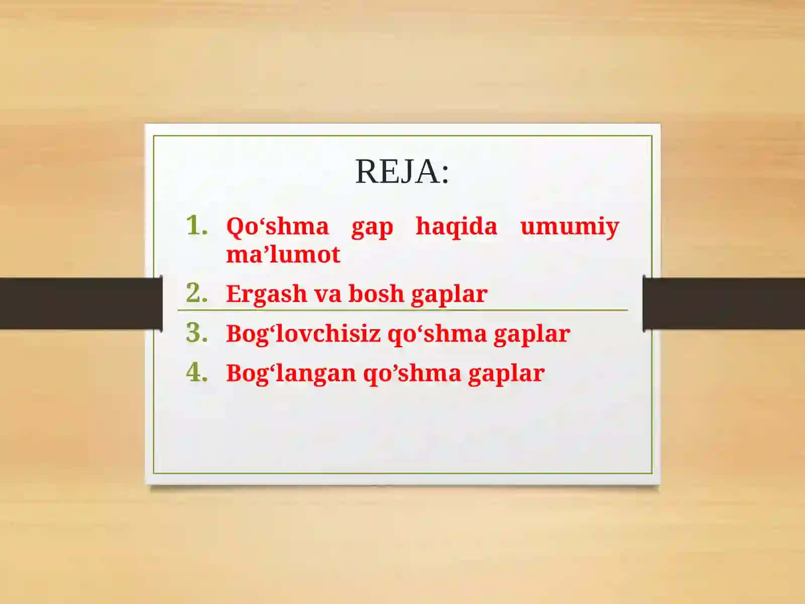 Murakkablashgan sodda gaplar 2