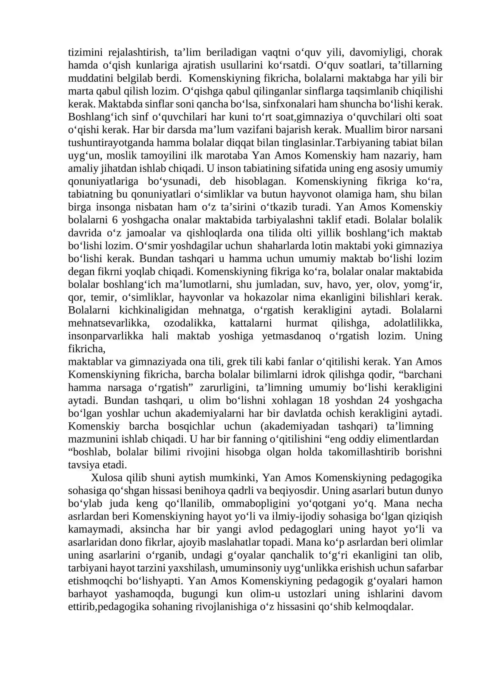 Yan Amos Komenskiyning hayoti va pedagogik qarashlari 2