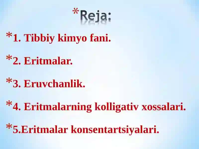 Tibbiy kimyo 2