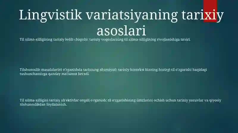 Tilshunoslik Masalalarini O'Rganishda Tarixning Ahamiyati 2