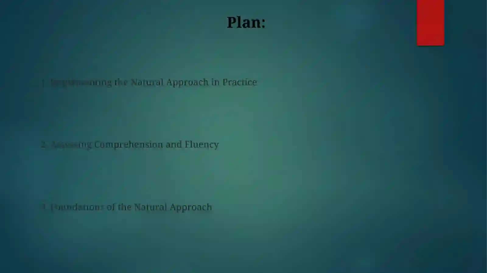 The Natural Approach 2