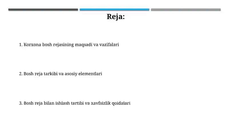 Mevasabzavotlarni qayta ishlash korxonasining bosh plani 2