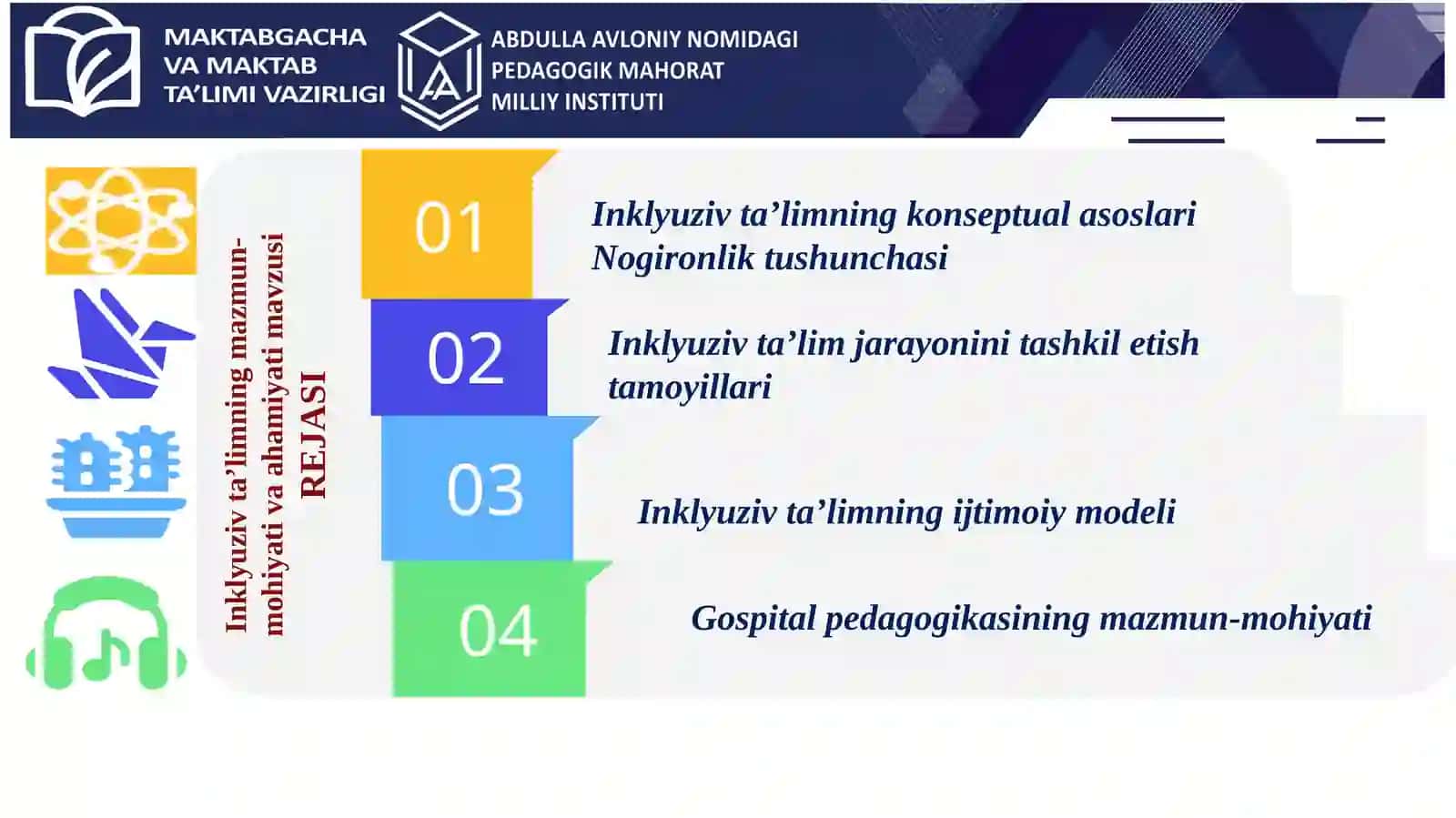 Inklyuziv taʼlimni tashkil etishmoduli 2