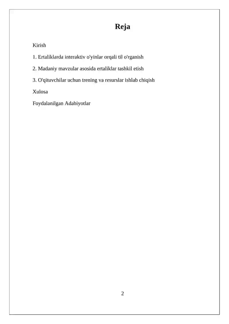 4SINFDA ONA TILI FANIDAN ERTALIKLARNI TASHKIL ETISH SSENARIYSINI ISHLAB CHIQISH 2