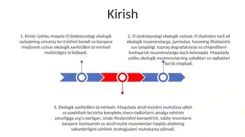 Õzbekiston Respublikasida Ekologik Vaziyat Va Ekologik Xavfsizlikni Taminlash 2