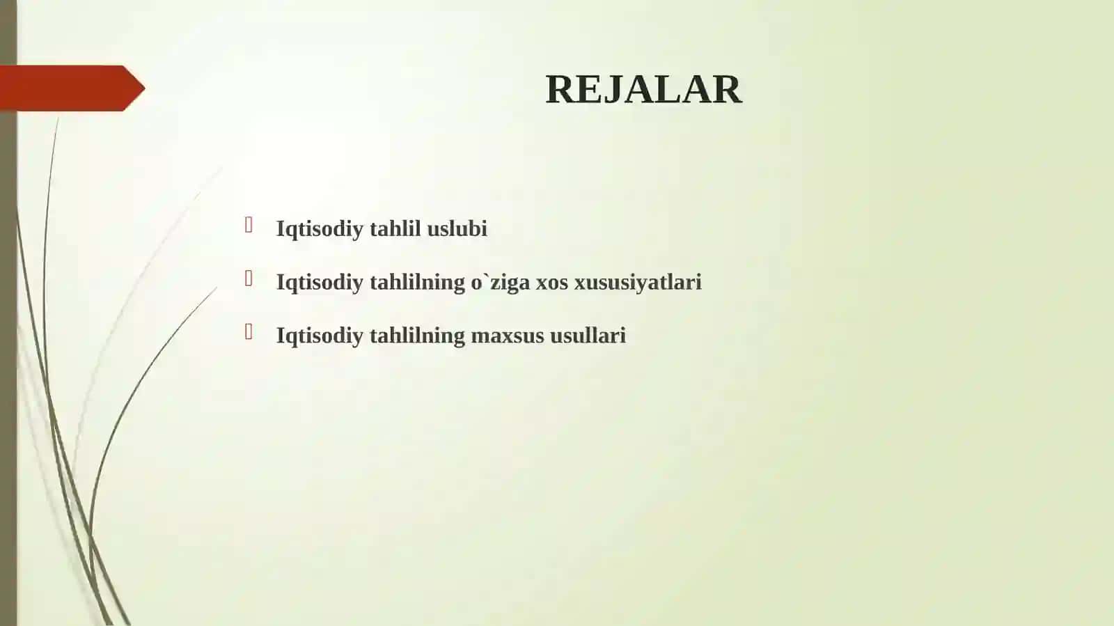 MAKROIQTISODIY TAHLILNING USLUBIYOTI VA USULLARI 2