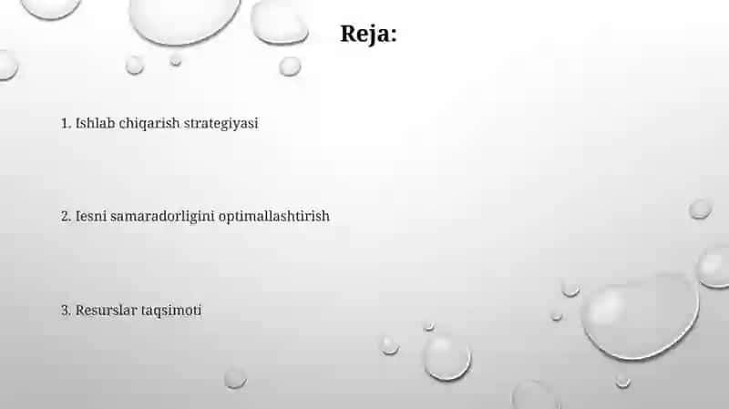 IESni ekspluatatsiyasini tashkil qilish 2