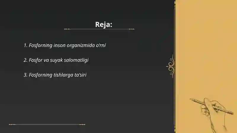 Fosforni inson salomatligiga taʼsiri 2