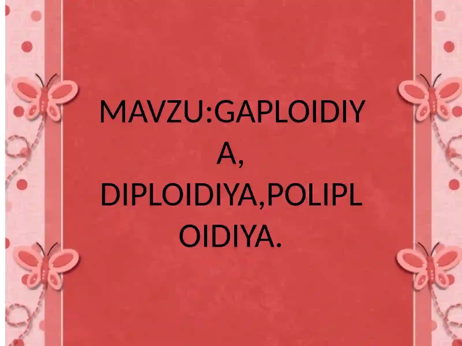 Tashlanova Nafisaninggenetikavagenomikafanidan fanidan tayorlagan taqdimoti 2