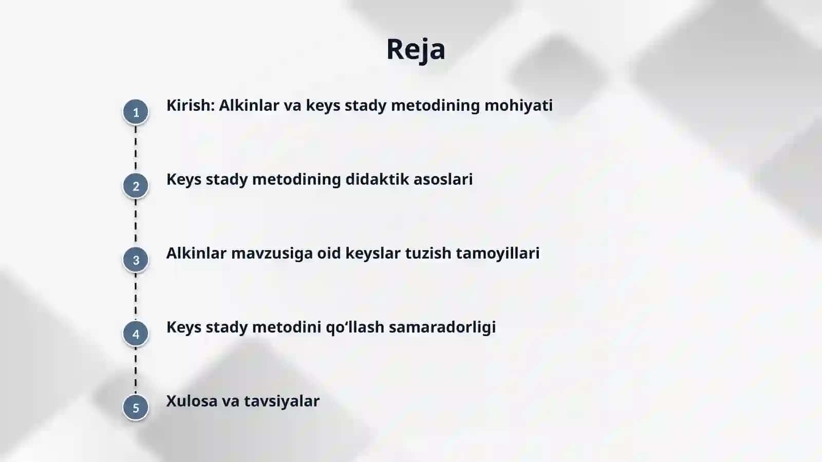 Alkinlar mavzusini  o‘qitishda «Keys stady» metodidan foydalanish 2