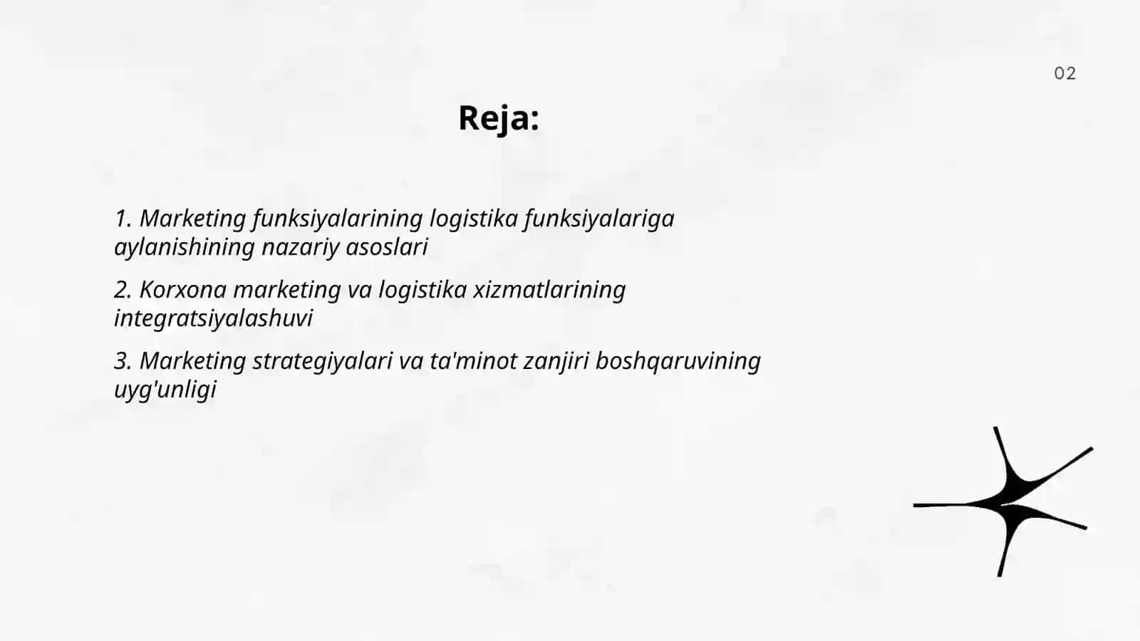 Marketing funksiyalarining logistik funksiyalarga aylanish tendenqiyalari 2