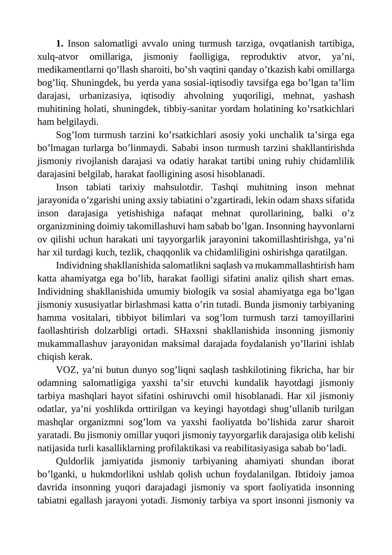 Oilada psixofiziologik muhitni shakllantirish 2